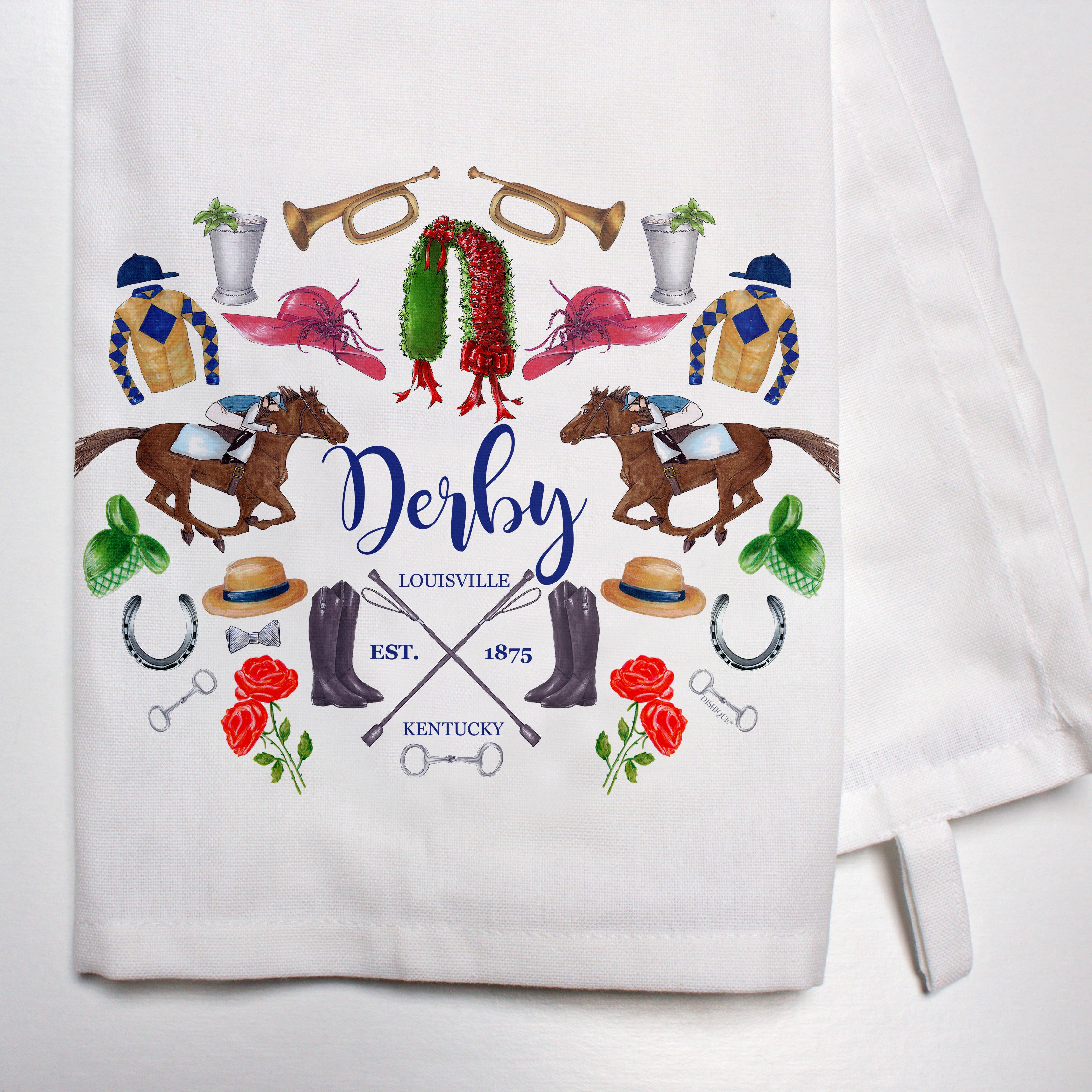Derby Crest Bar Towel