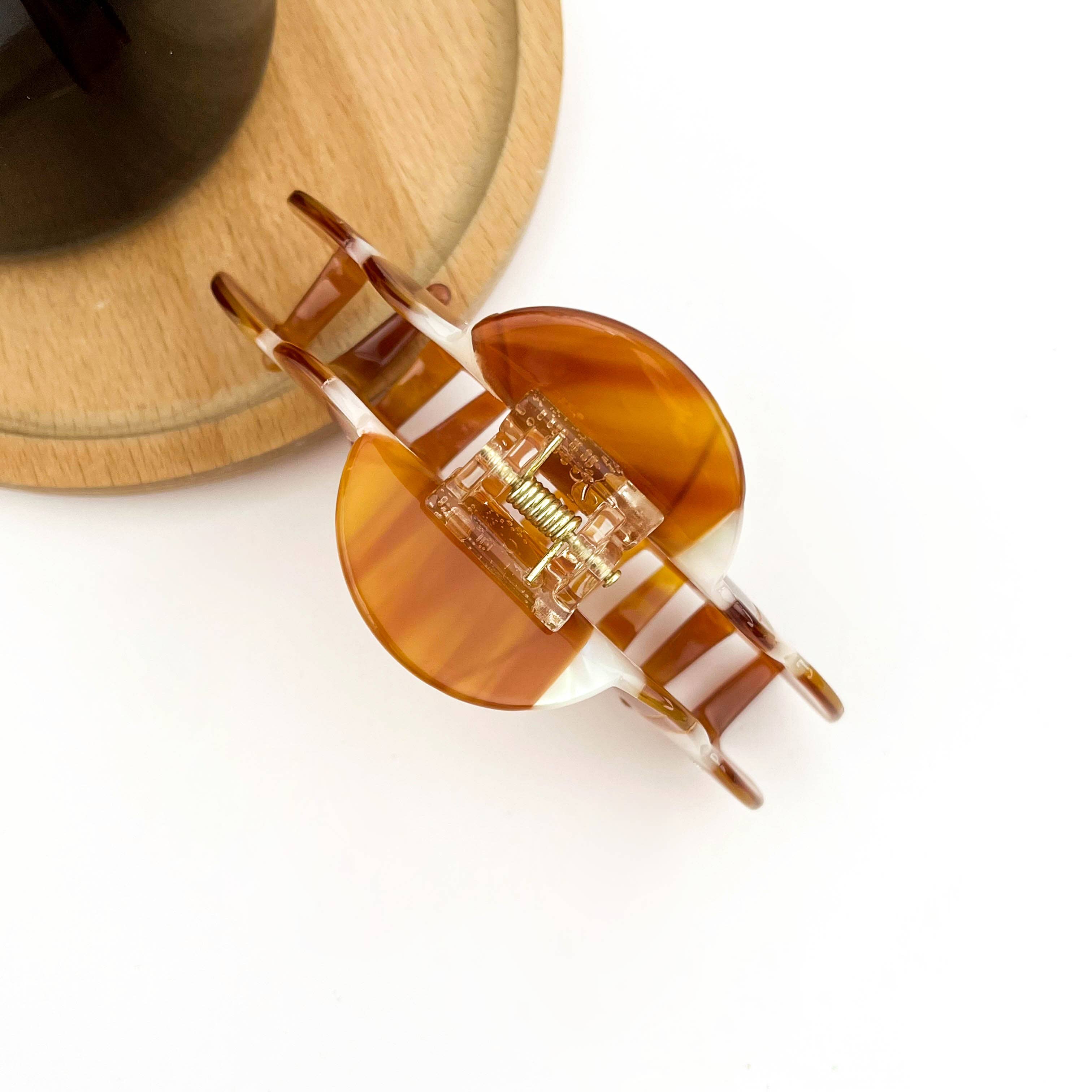 TheDivaSoap - New Croissant Hair Claw Clip, Bread-shaped Hair Clip