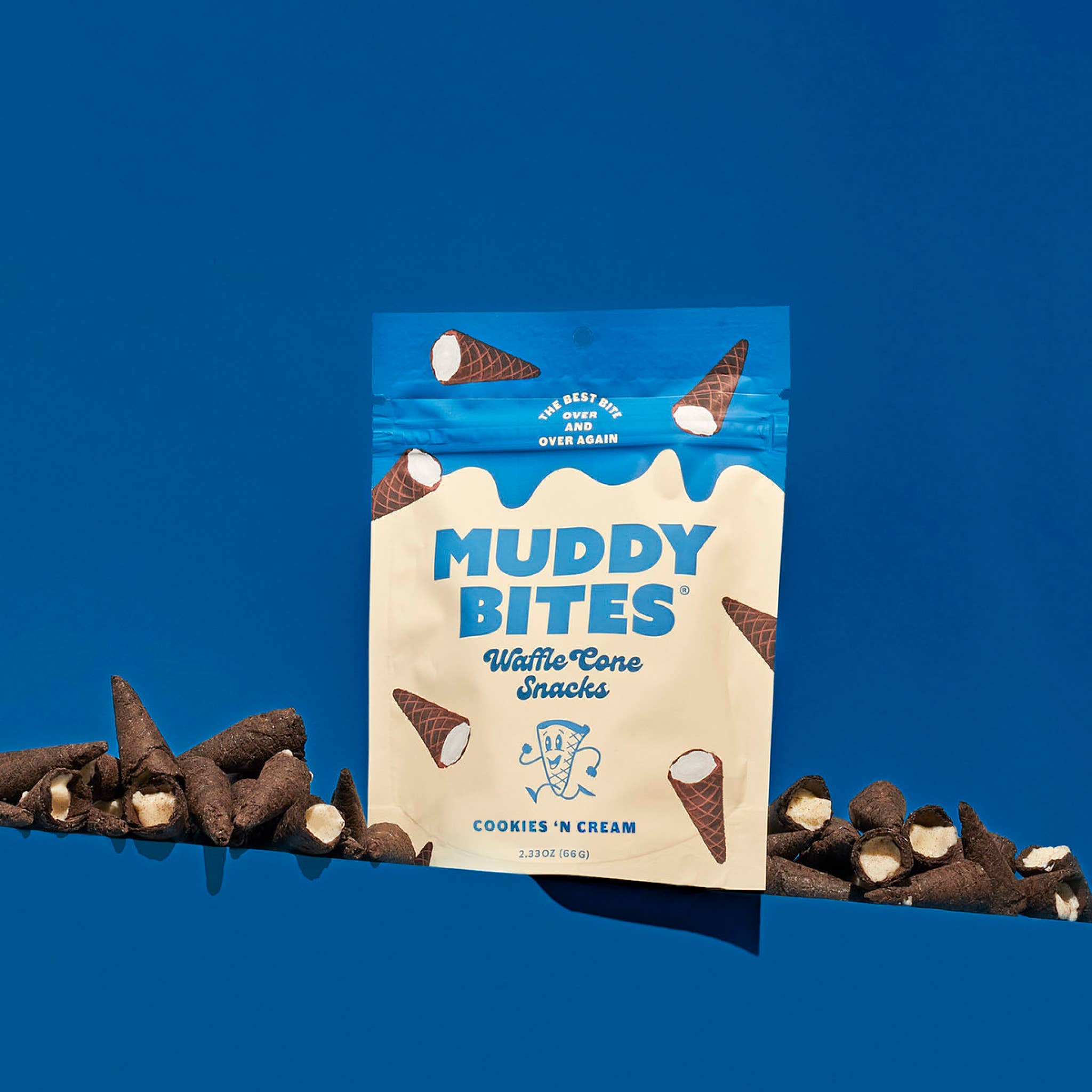 Muddy Bites - Cookies 'N Cream Waffle Cones Snacks