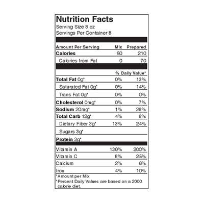 Cooke Tavern Soups - Colonel Maxwell's Minestrone