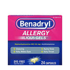 Shop The King - Benadryl Allergy Cap 24ct Single Box