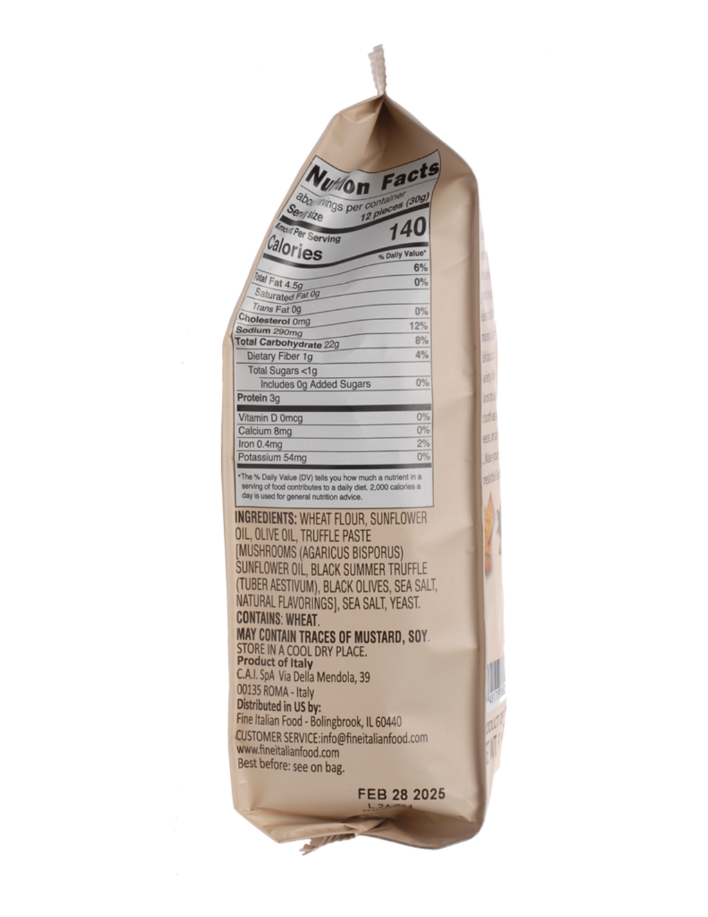 Fine Italian Food - Co. Sanremo Crispina Truffle, 6oz