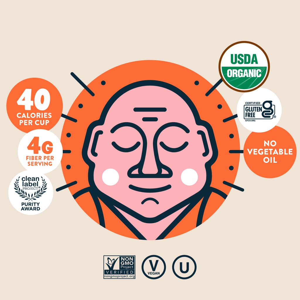 LesserEvil - Organic Popcorn, White Cheddar Flavor 4.6 oz