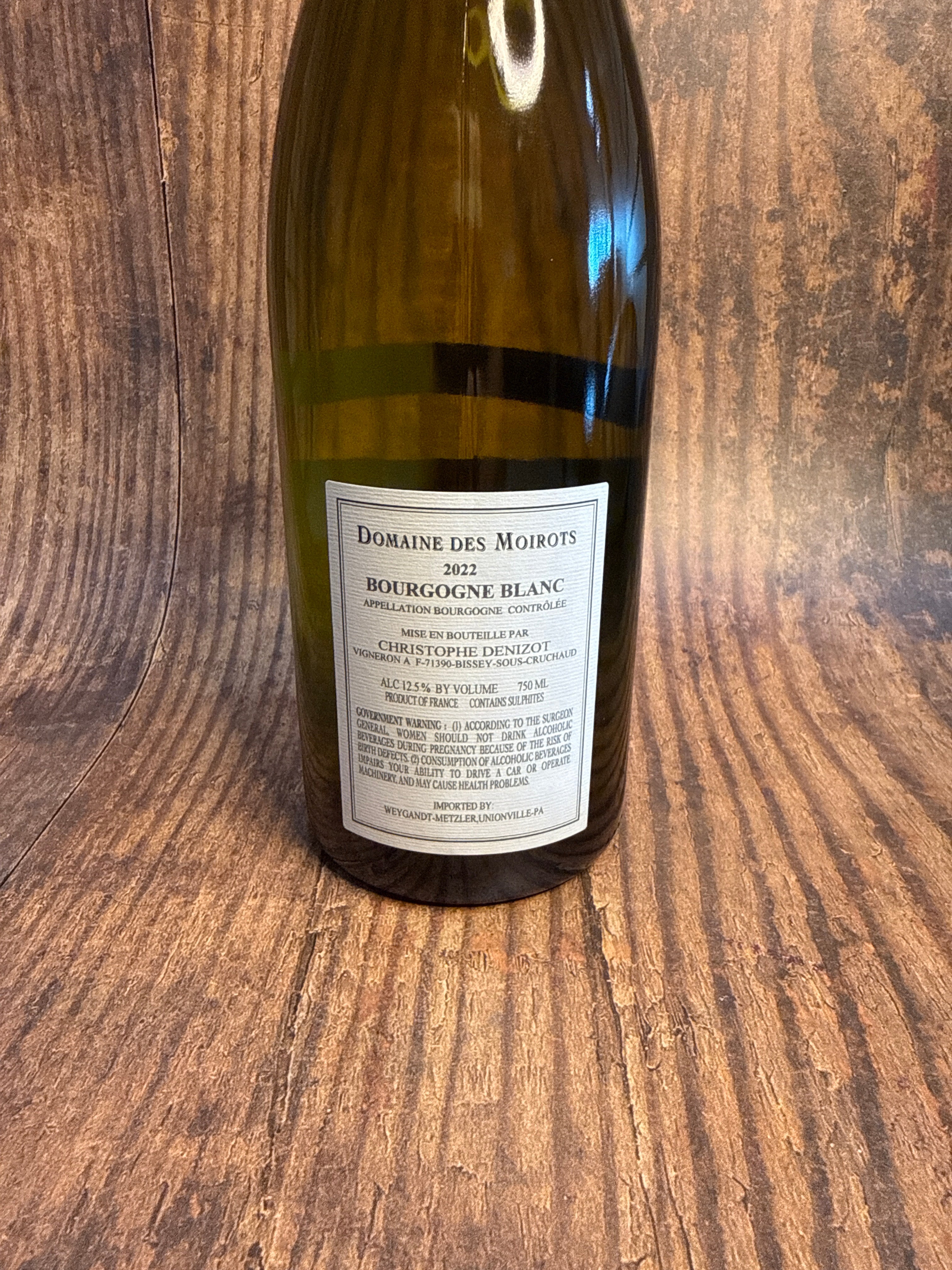 Domaine des Moirots, Bourgogne Blanc Côte Chalonnaise (2022)