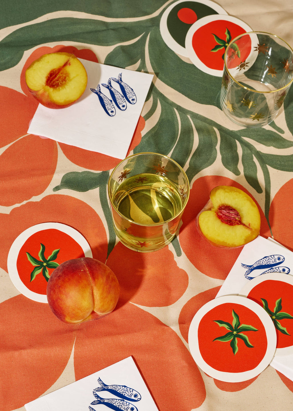 One & Only Paper - Tomato Coasters | Set of Four