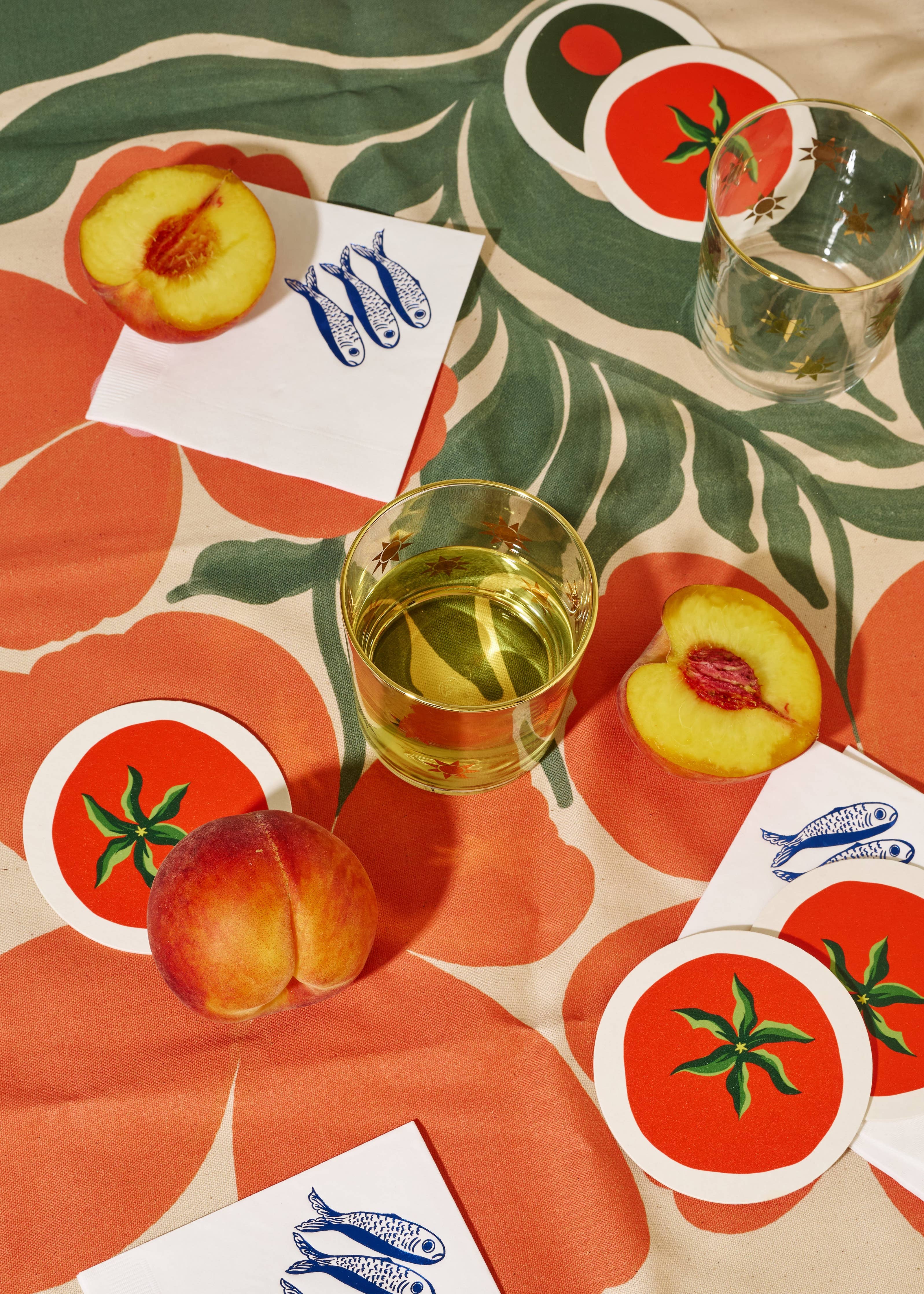 One & Only Paper - Tomato Coasters | Set of Four