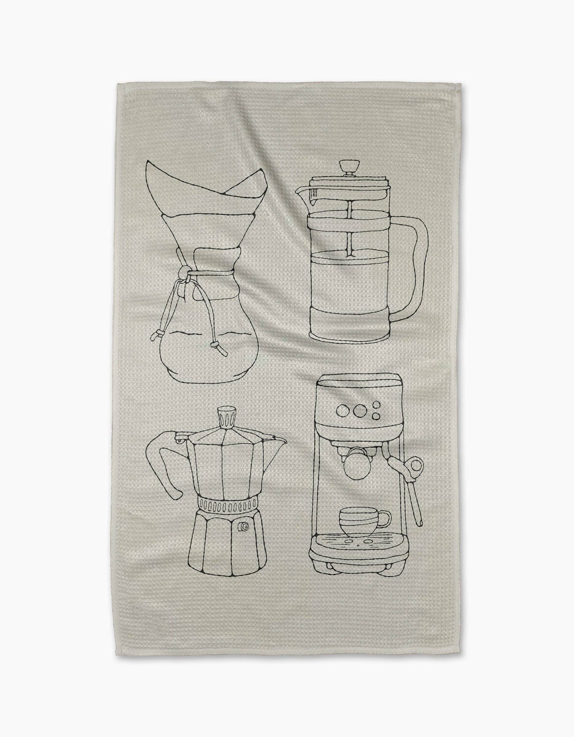 Coffee House Tea Towel