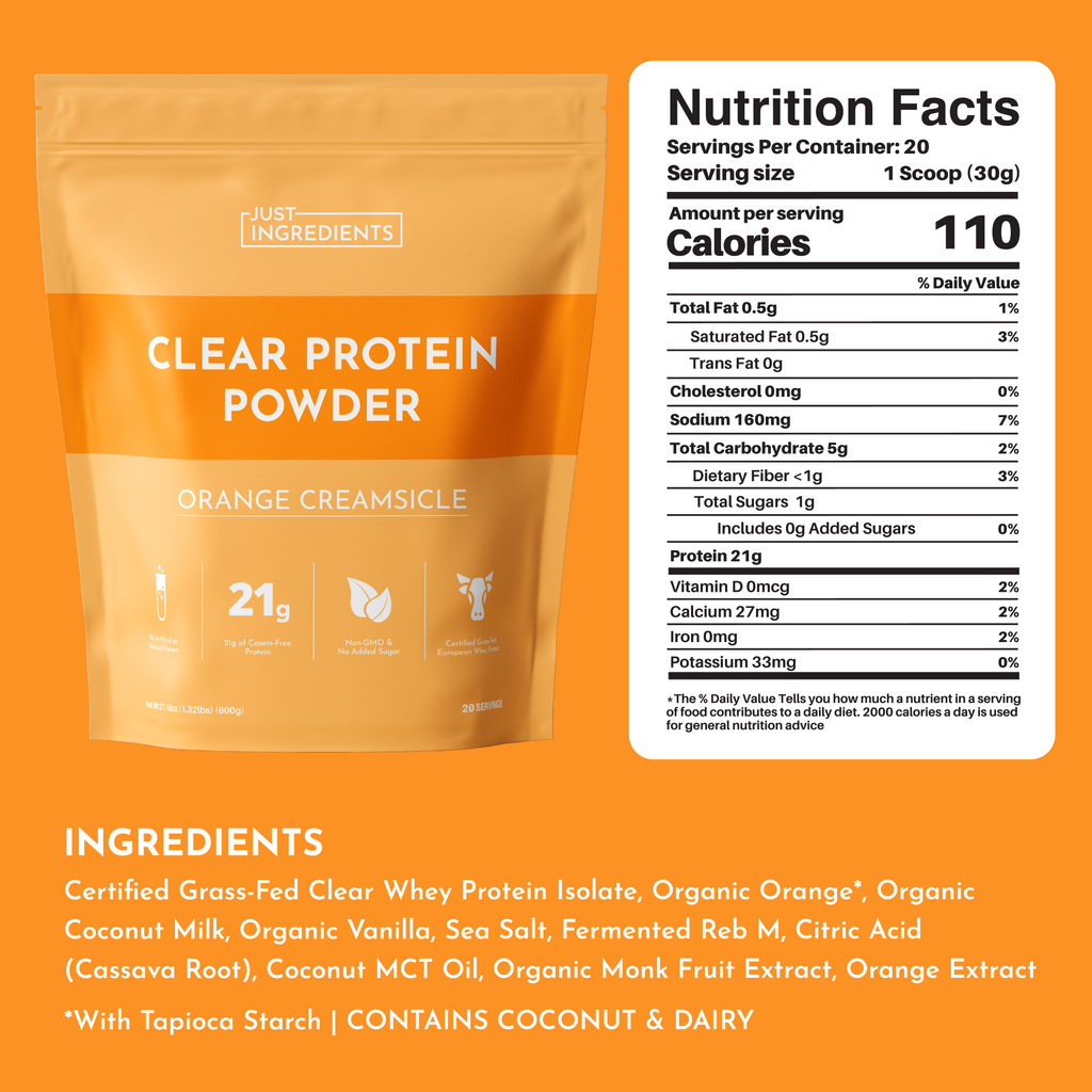 Just Ingredients - Clear Protein Powder