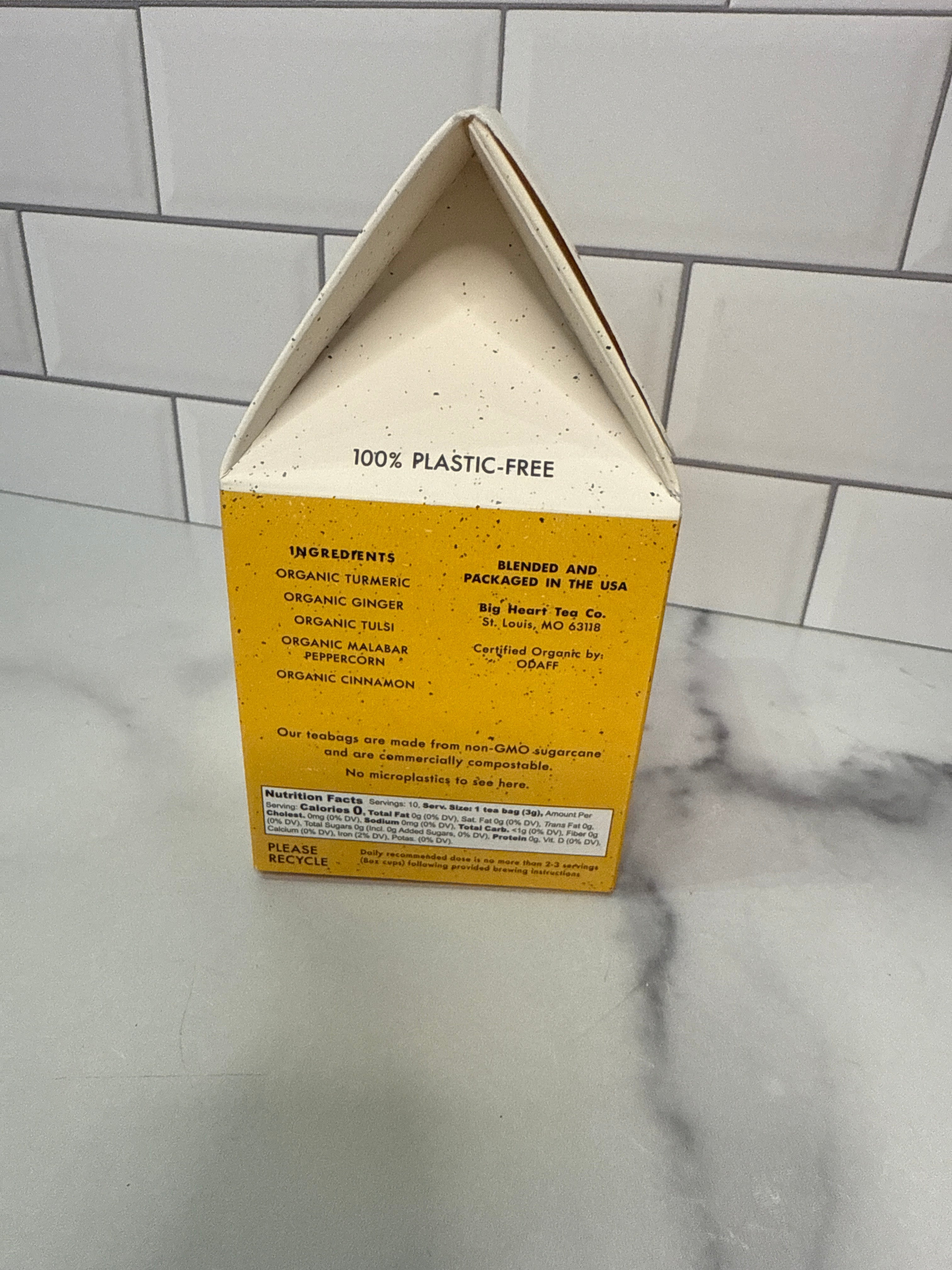 BIG HEART TEA Box 10 - Cup Of Sunshine