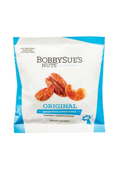 BobbySue's Nuts - Original Nuts Snack Pack