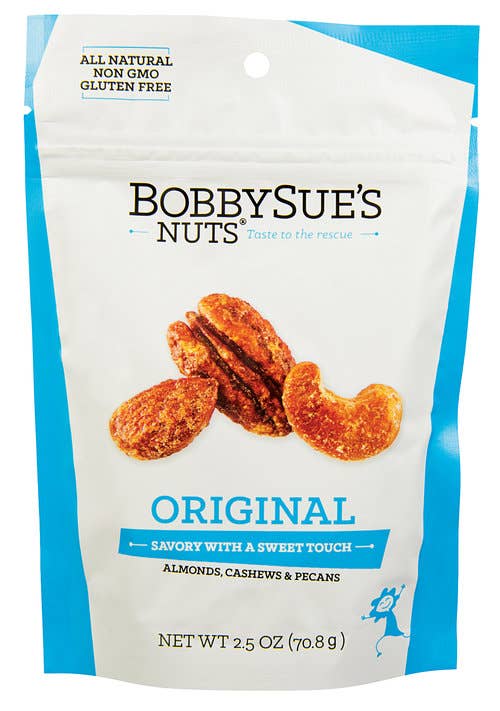 BobbySue's Nuts - Original Nuts 3.5oz Bag