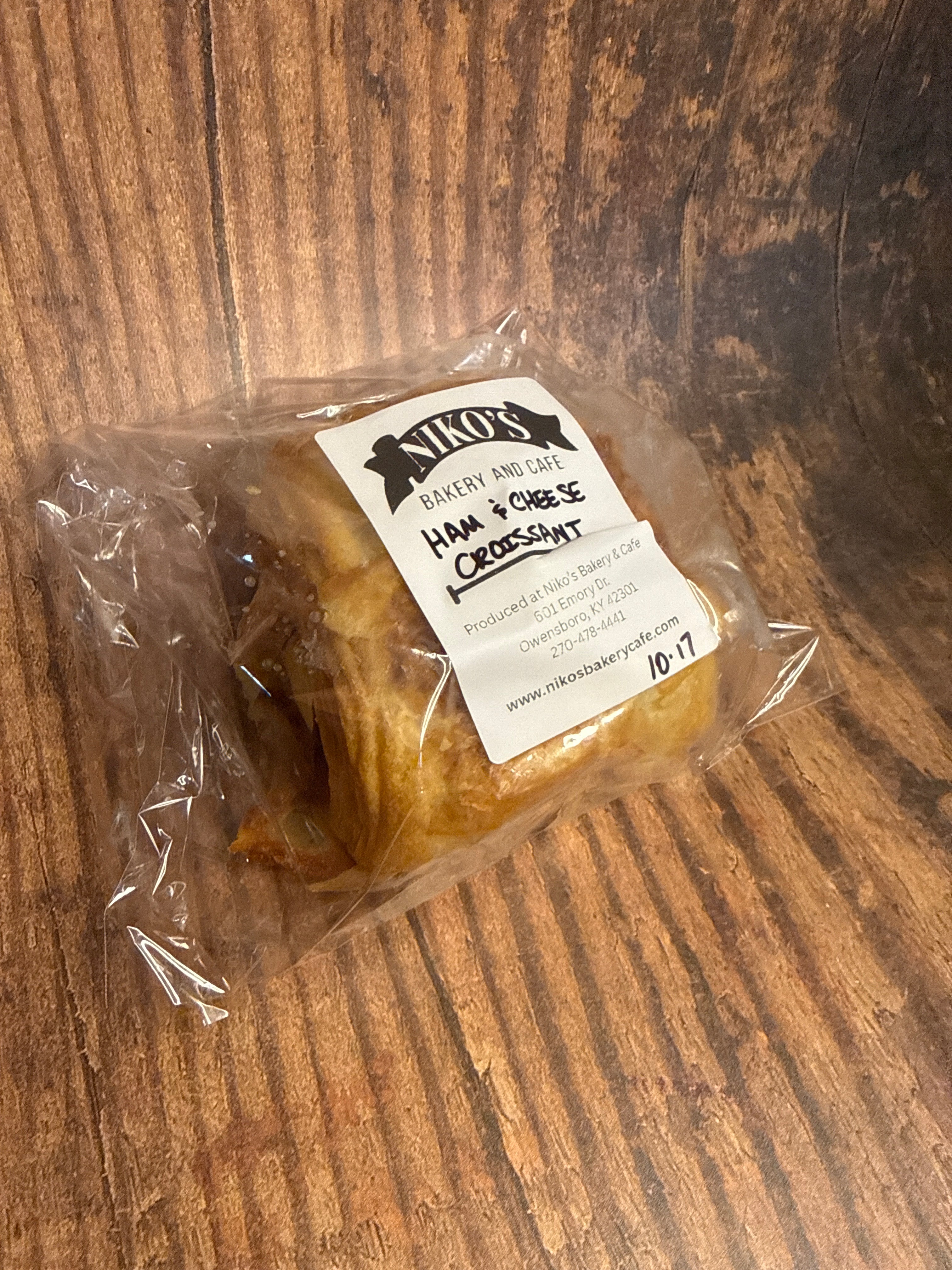 Niko's Single Ham & Cheese Croissant