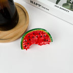 TheDivaSoap - Red Fruit Series Hair Clip,Watermelon Claw Clip