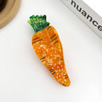 TheDivaSoap - Acetate Radish Hair Claw Clip, Veggie-Inspired Clips