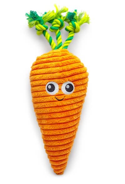 ThoozyPet Carrot Plush Dog Toy 10"