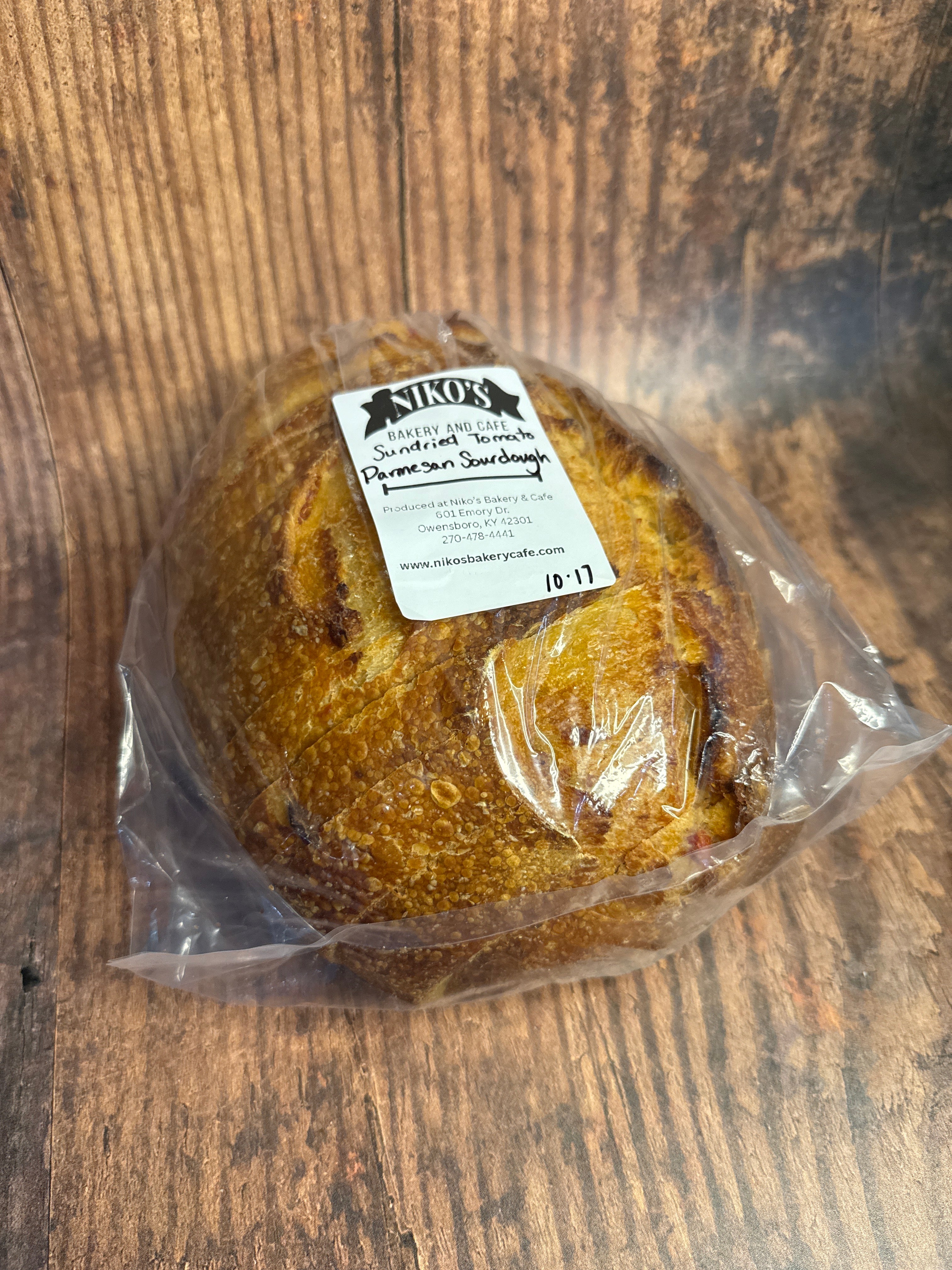 Niko's Sundried Tomato & Parm Sourdough Loaf