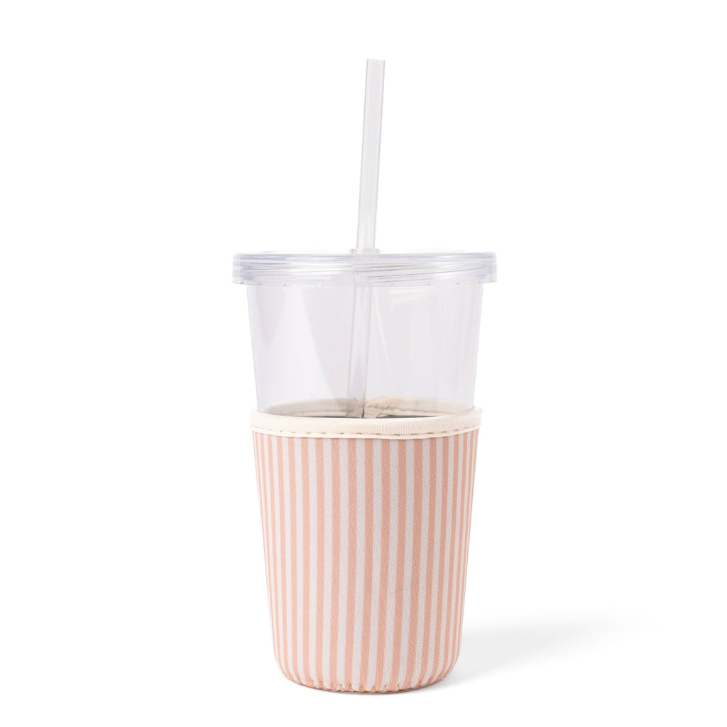 Elyse Breanne Design - Latte Stripes Drink Sleeve, Iced Coffee Sleeve