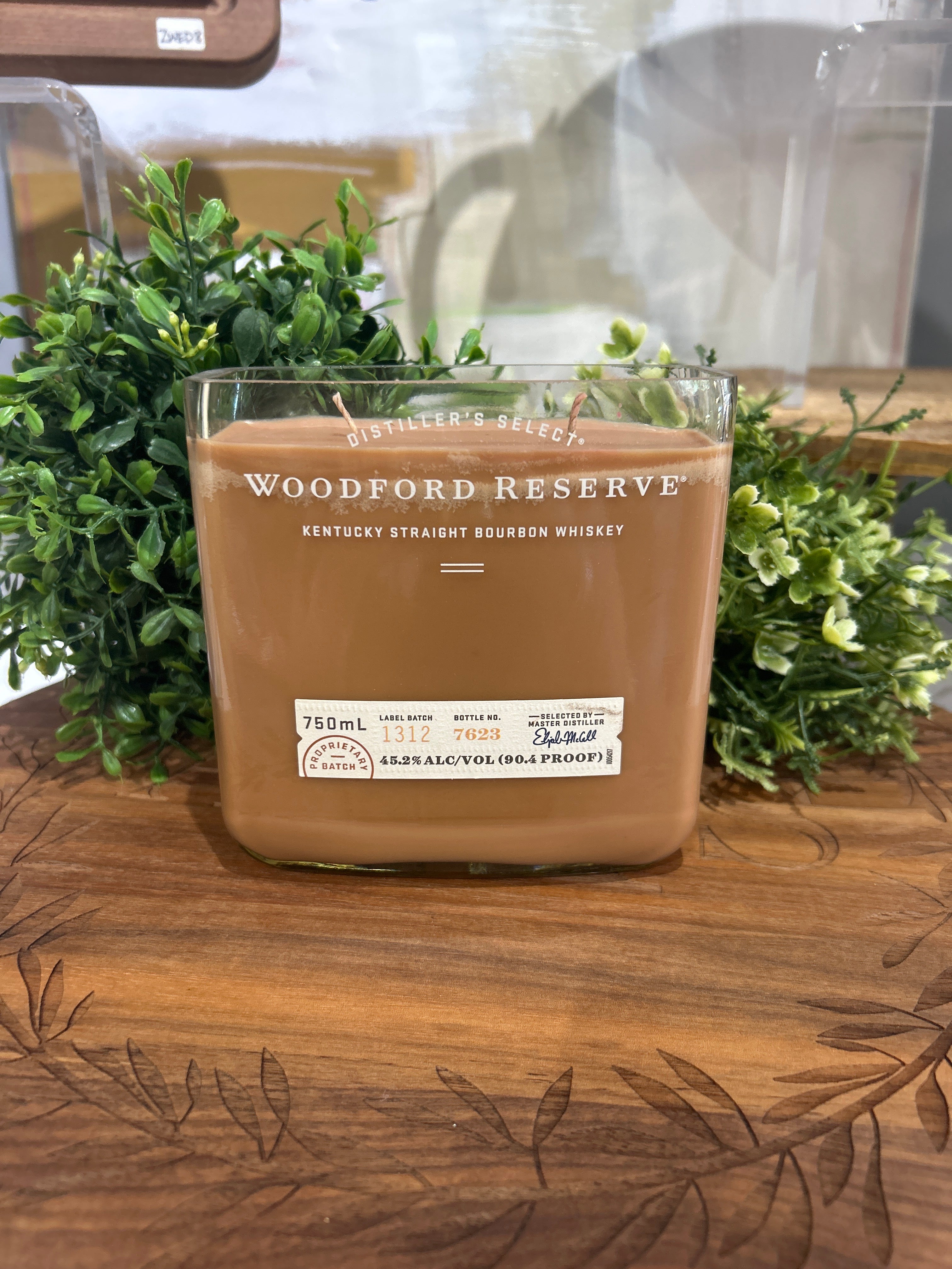 Bourbon Bottle Candle BB