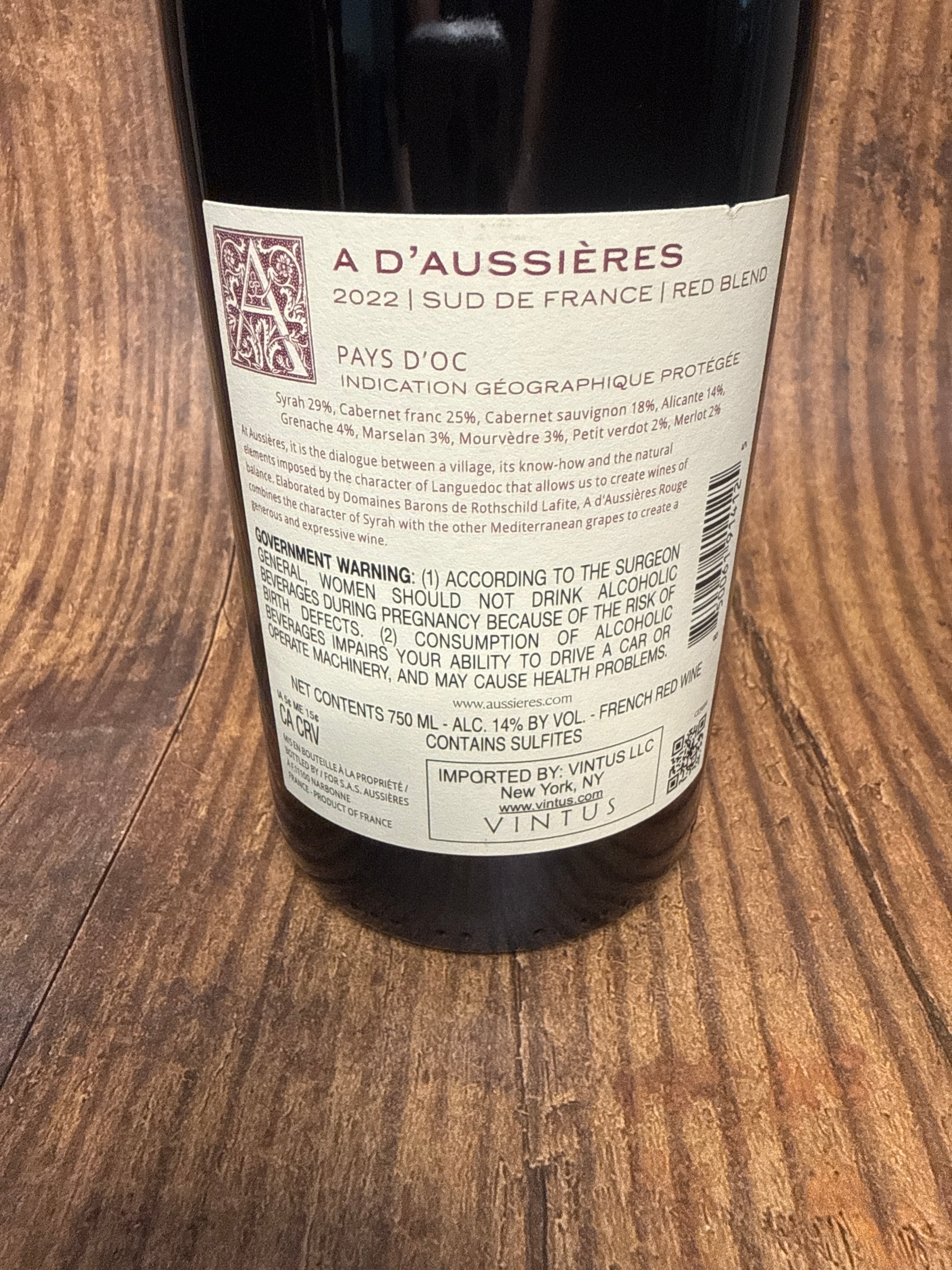 A d’Aussieres Rouge (2022)