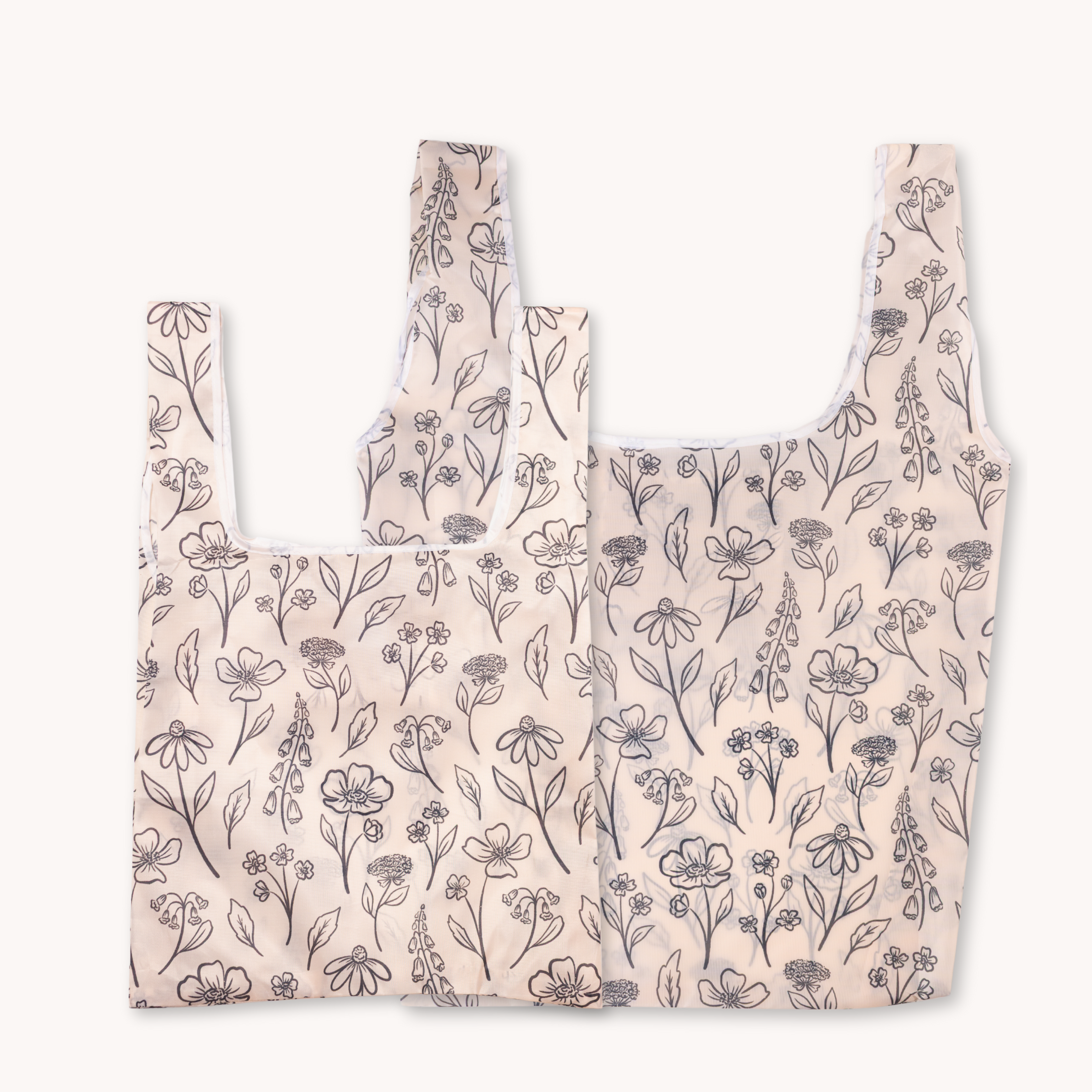 Elyse Breanne Design - Pressed Floral Reusable Bag