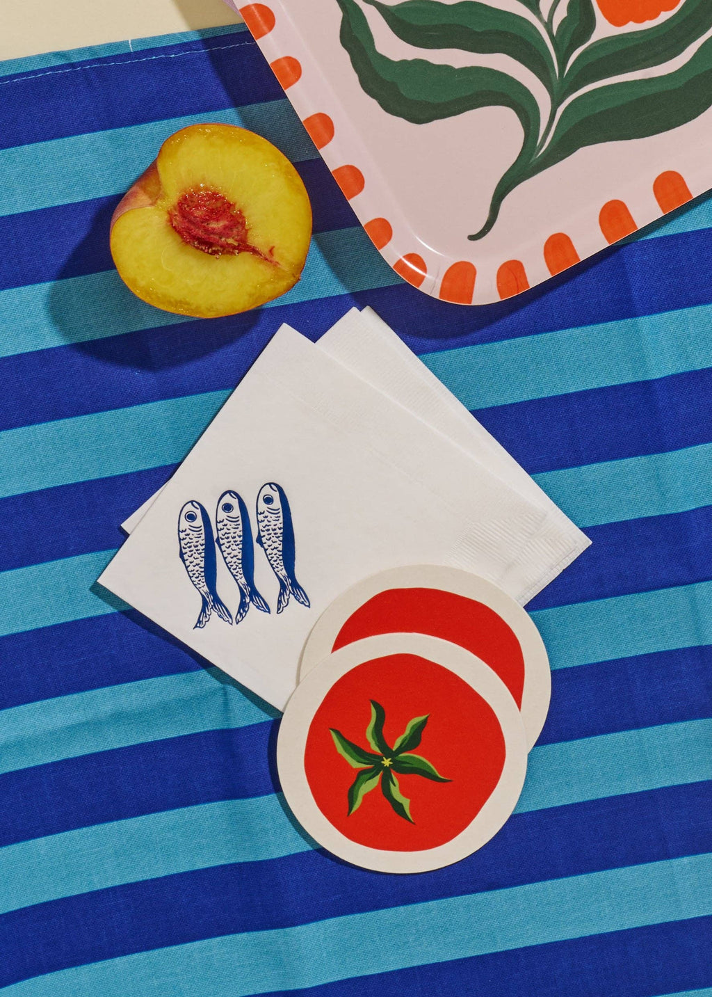One & Only Paper - Tomato Coasters | Set of Four
