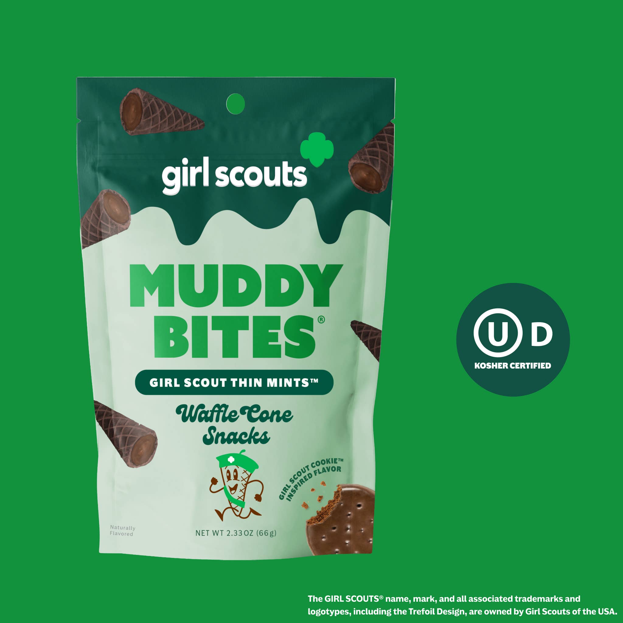 Girl Scout Thin Mints™ Muddy Bites Waffle Cones Snacks