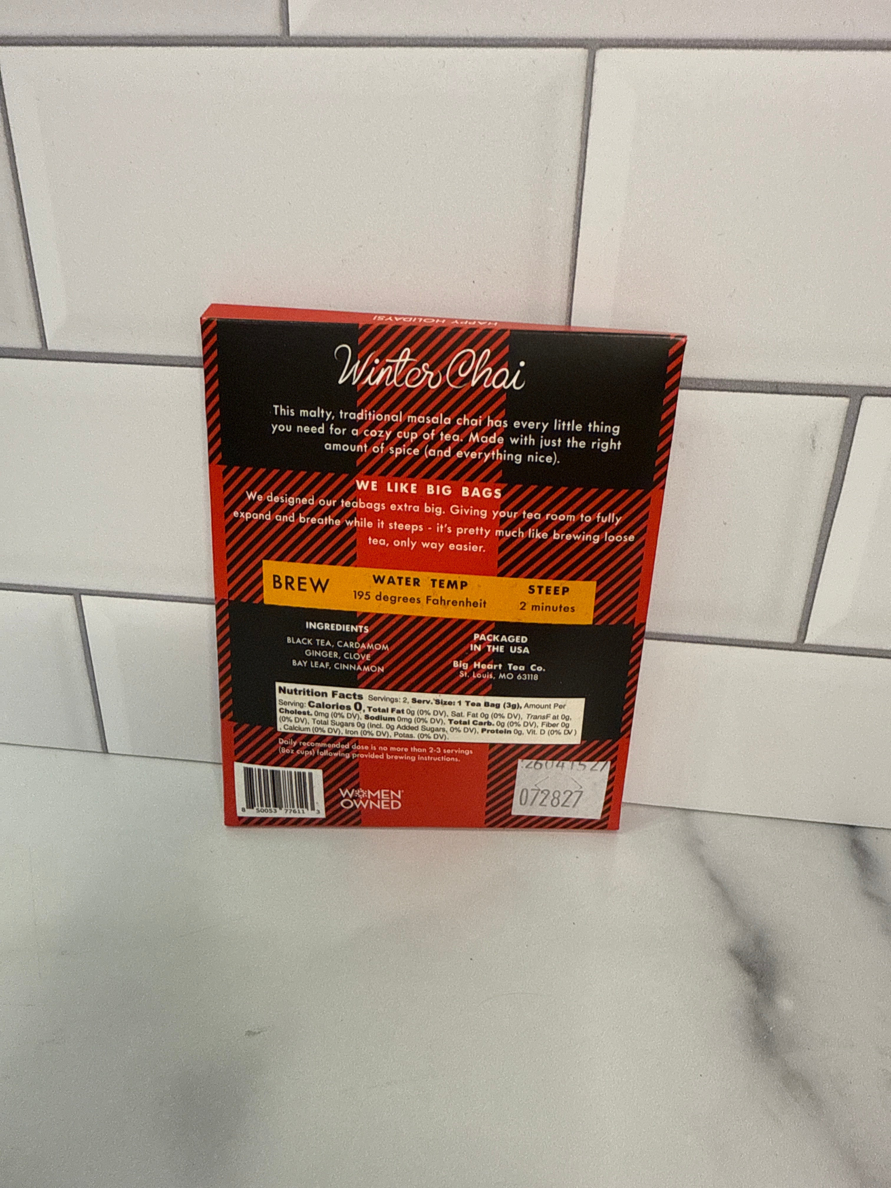 BIG HEART TEA for 2 - Winter Chai