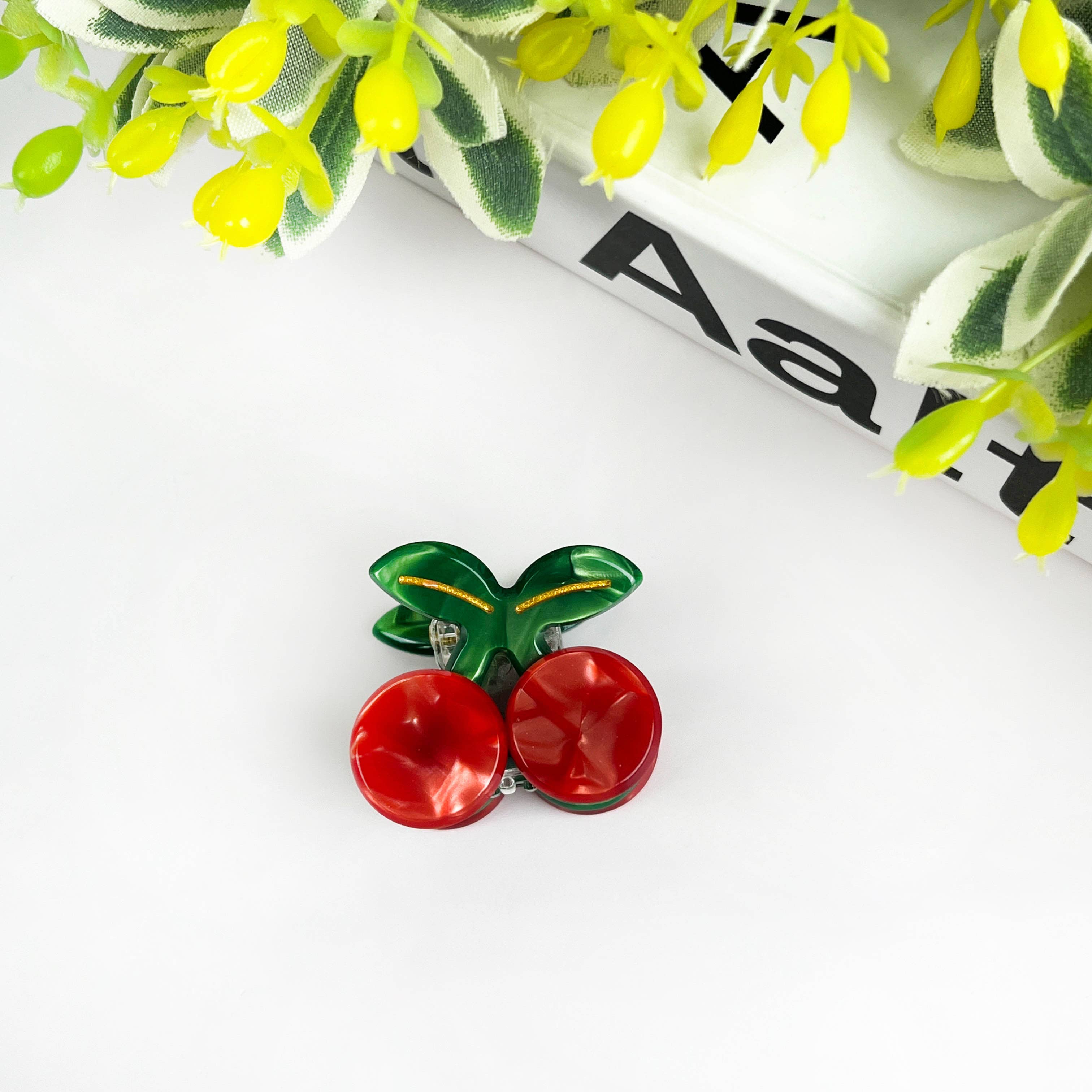 TheDivaSoap - 2PCS Cherry Mini Hair Clip
