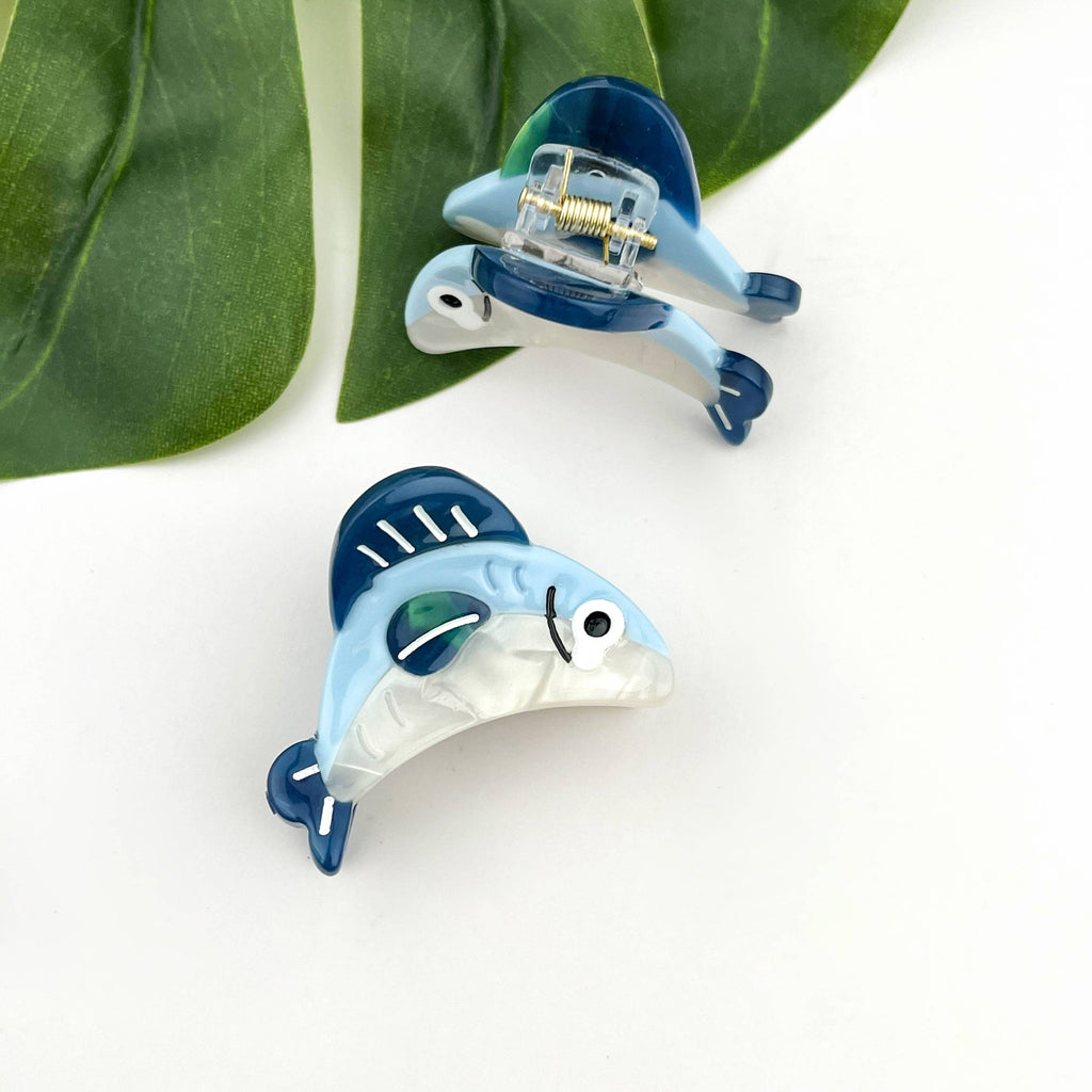 TheDivaSoap - 🐟 Mini Sardine Acetate Claw Clip – Quirky Ocean-Inspired