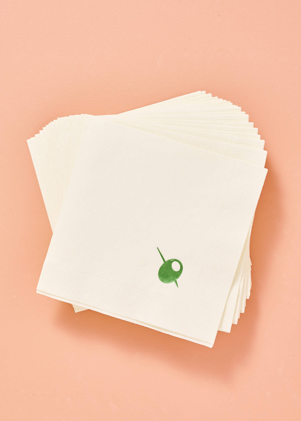 One & Only Paper - Olive Cocktail Napkins - Set of 20