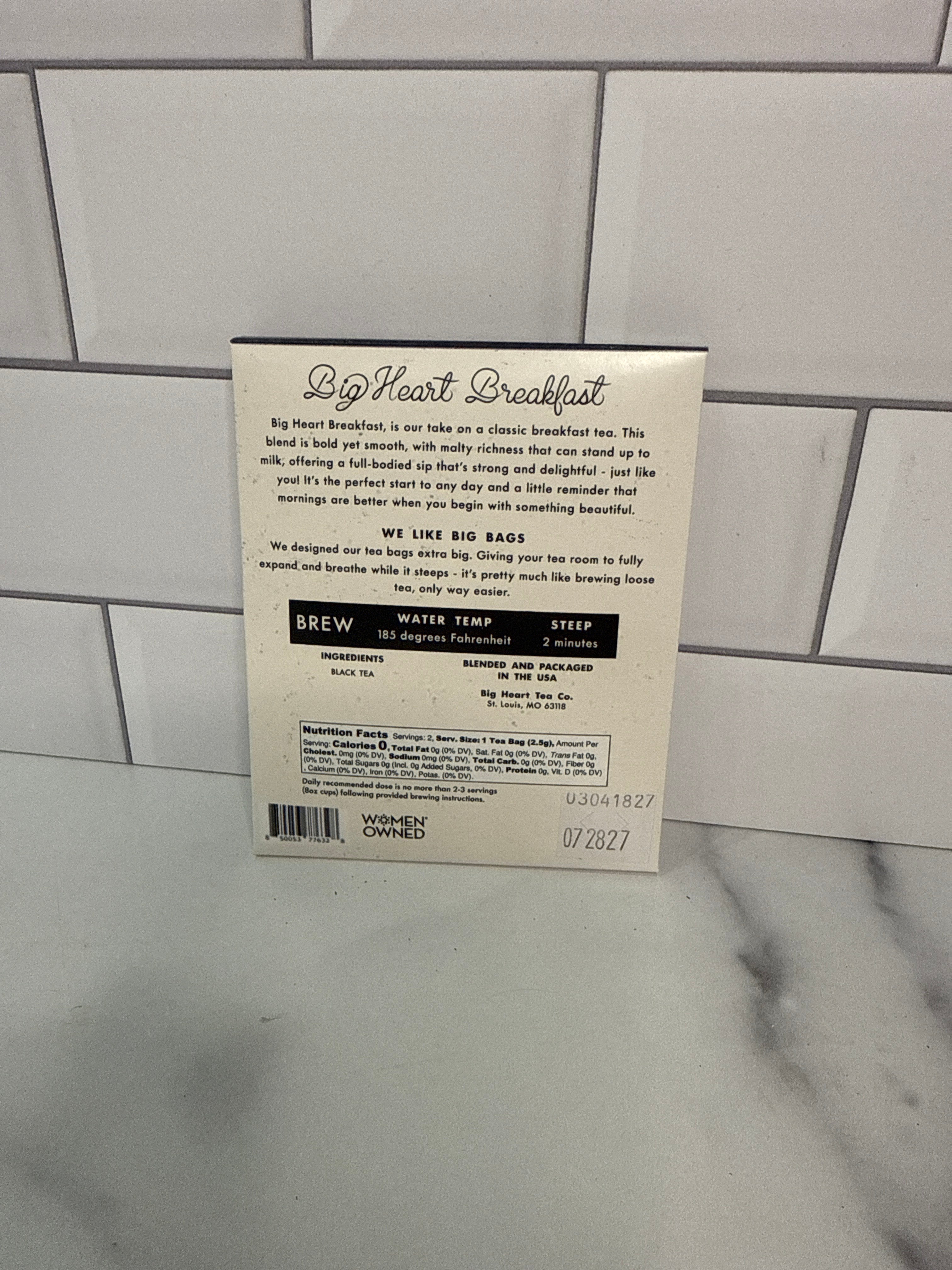 BIG HEART TEA for 2 - Big Heart Breakfast