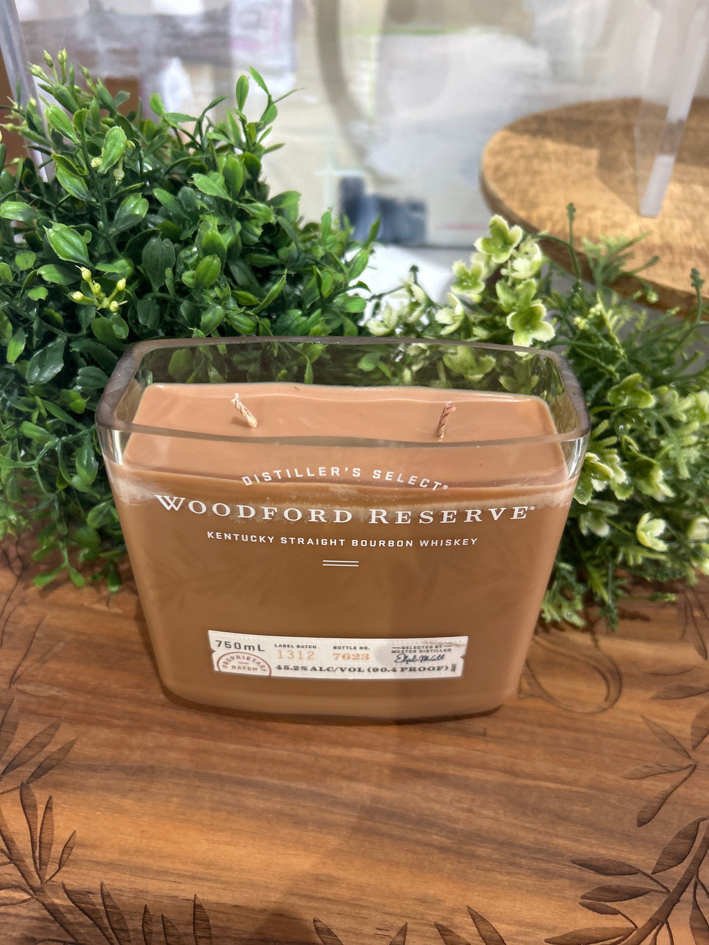 Bourbon Bottle Candle BB