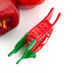 TheDivaSoap - Acetate Chili Hair Clip,Acetate Vegetable Duckbill Clip