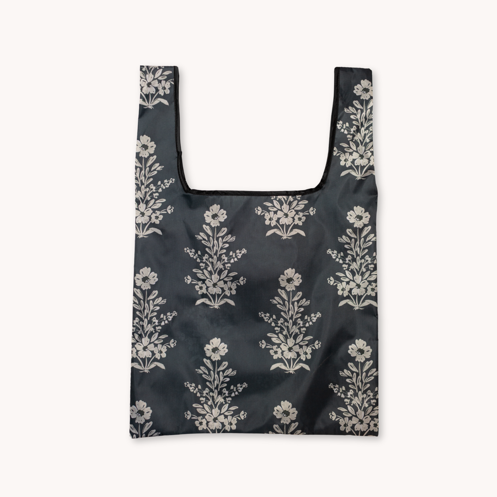 Elyse Breanne Design - Midnight Damask Reusable Bag