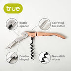 TRUE - Truetap  Double Hinged Corkscrew ASST COLORS