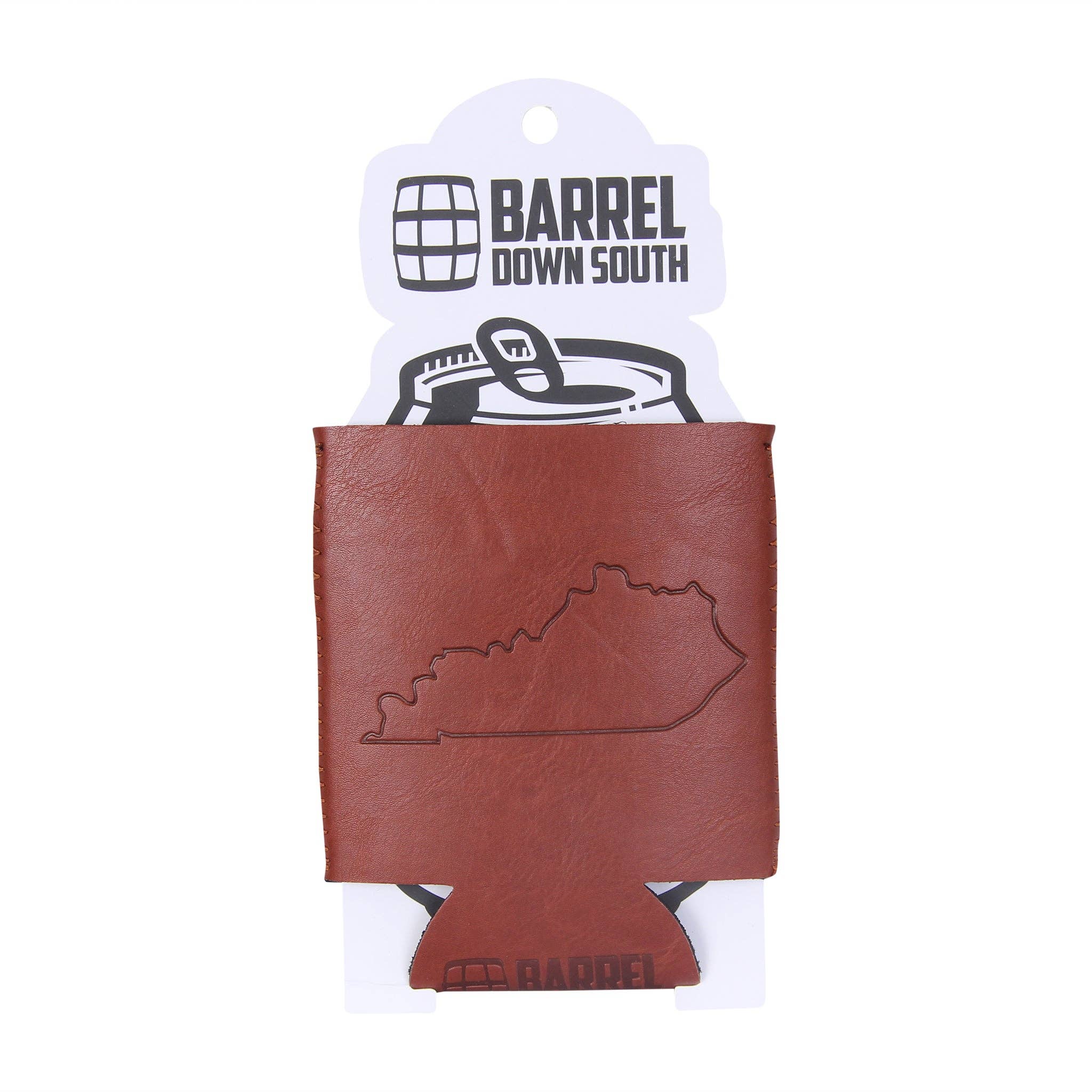 Barrel Down South - Kentucky Faux Leather Can Cooler
