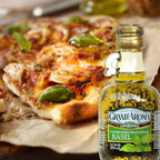 Fine Italian Food - Mantova Grand'Aroma Basil Extra Virgin Olive Oil, 8.5 oz.