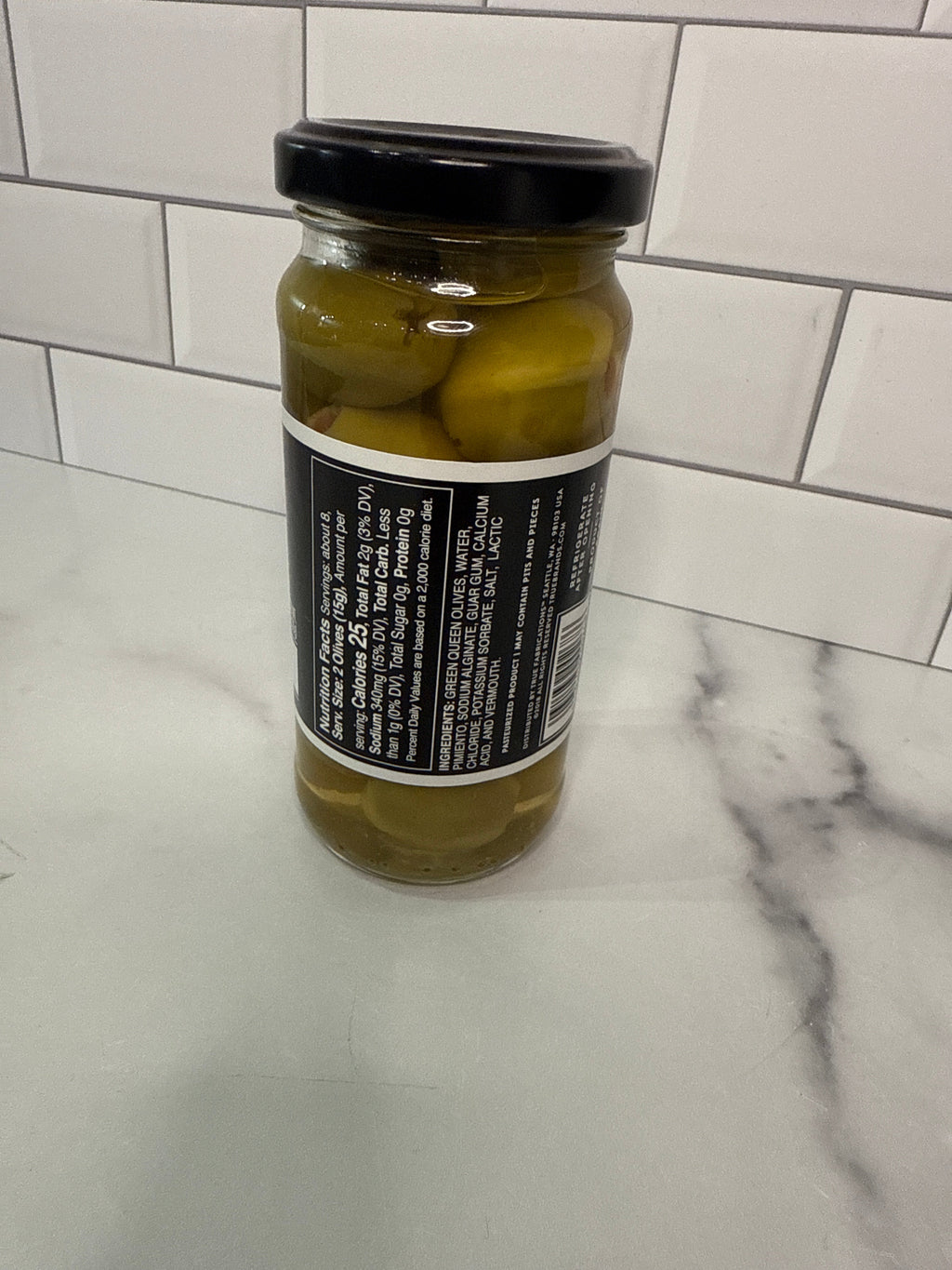 Pimento Cocktail Olives VERMOUTH