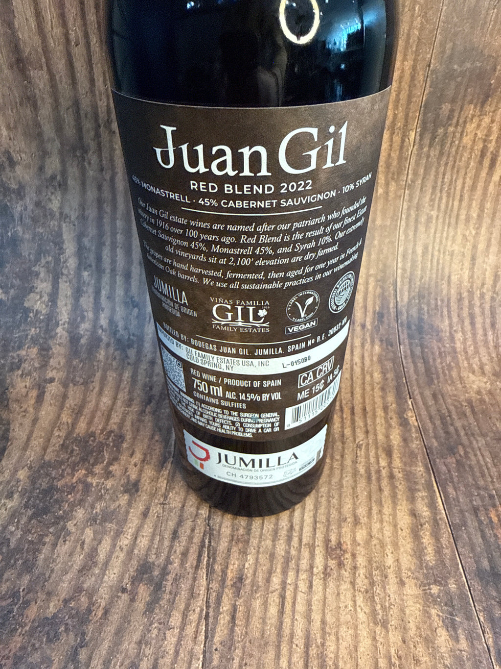 Bodegas Juan Gil, Red Blend (2022)