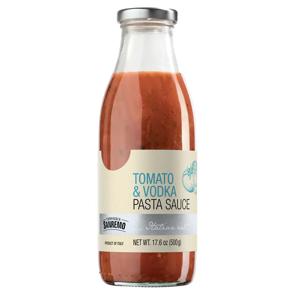Fine Italian Food - Co. Sanremo Tomato & Vodka Pasta Sauce, 17.6 oz.