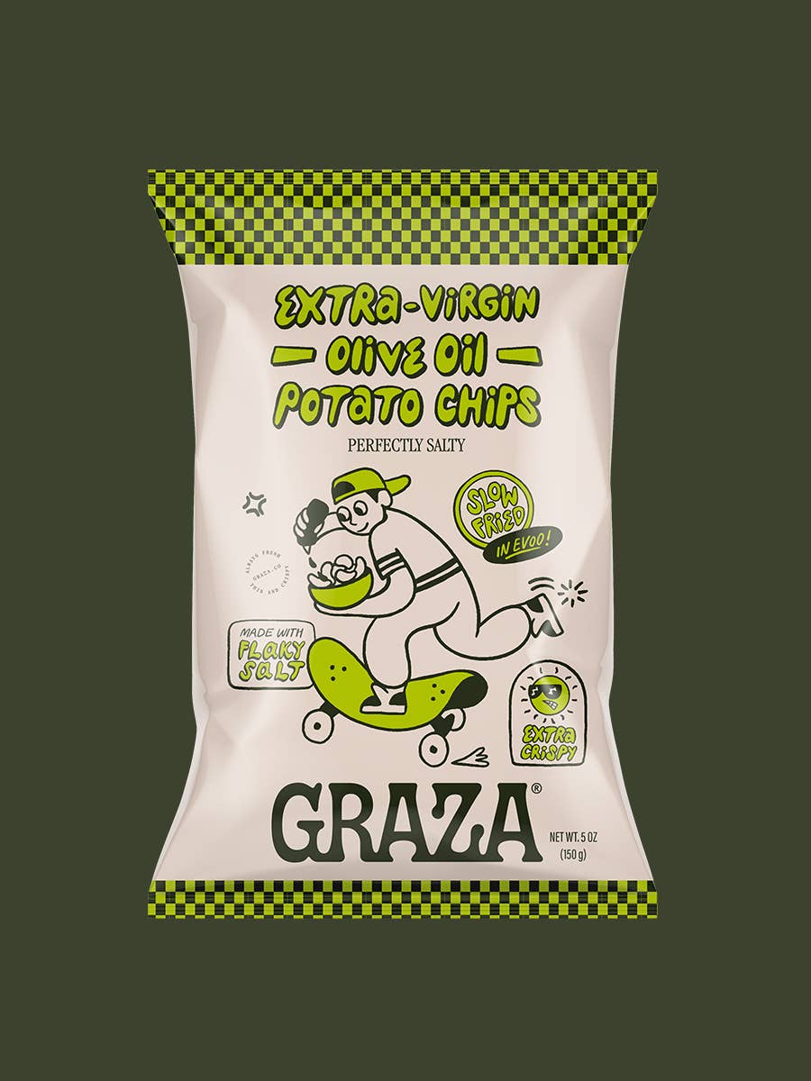 Graza's Perfectly Salty Chips Fried in EVOO
