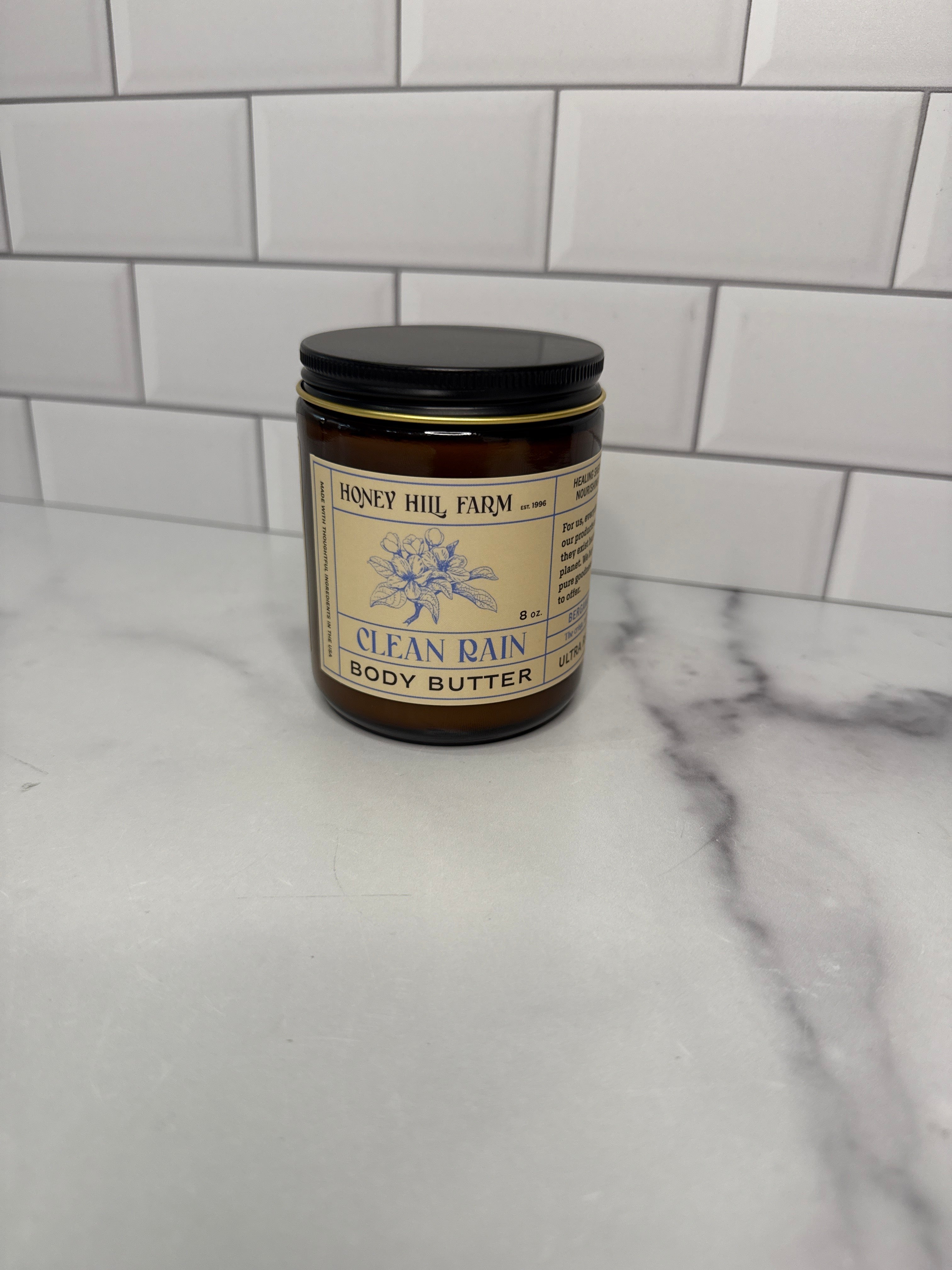 HONEY HILL FARM Body Butter - Clean Rain