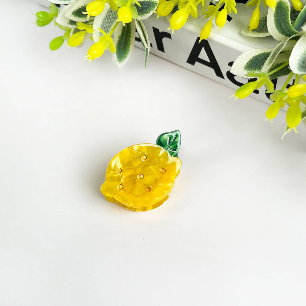 TheDivaSoap - 2PCS Lemon Mini Hair Clip