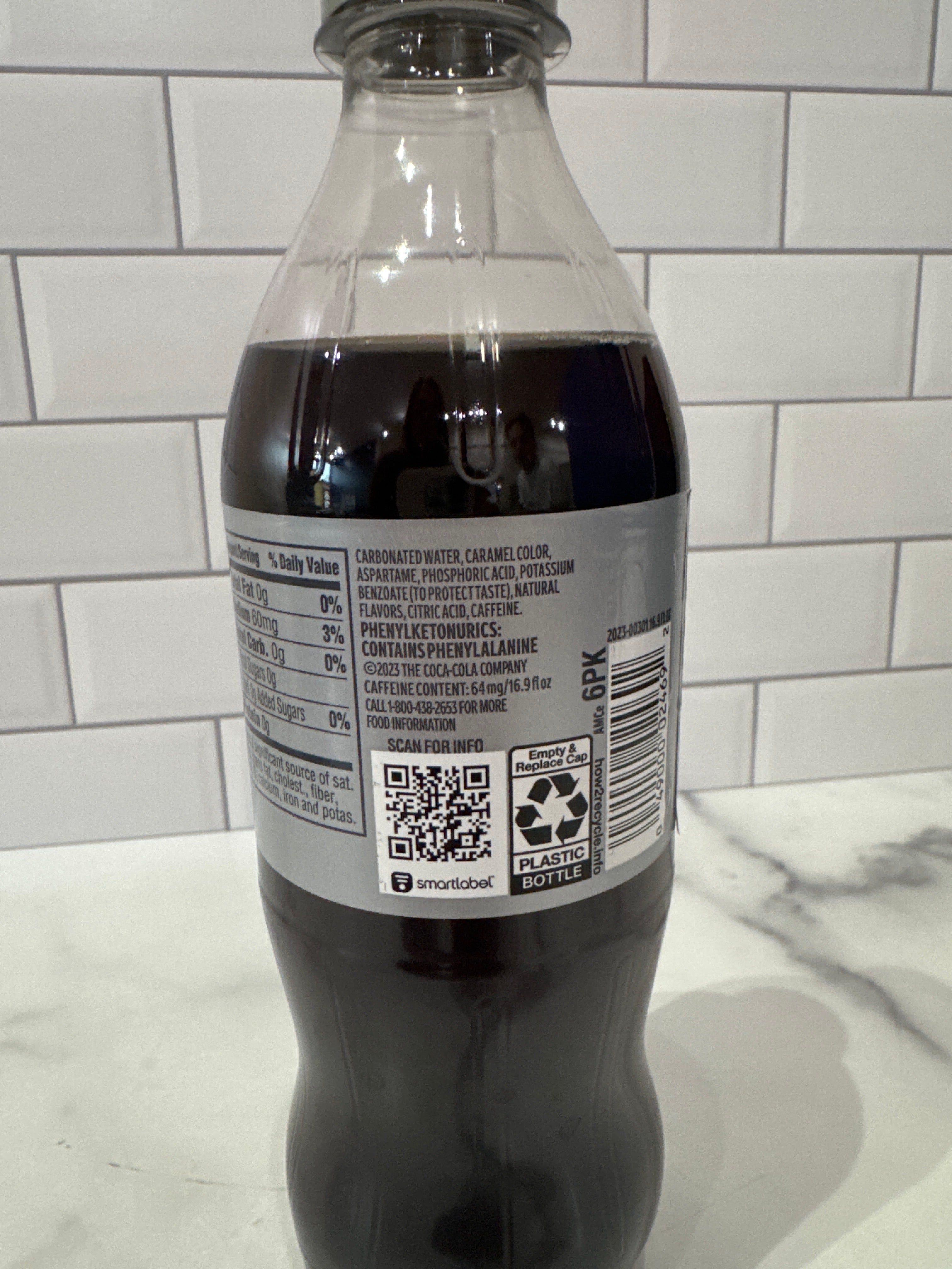 Diet Coke Bottle 16.9 oz