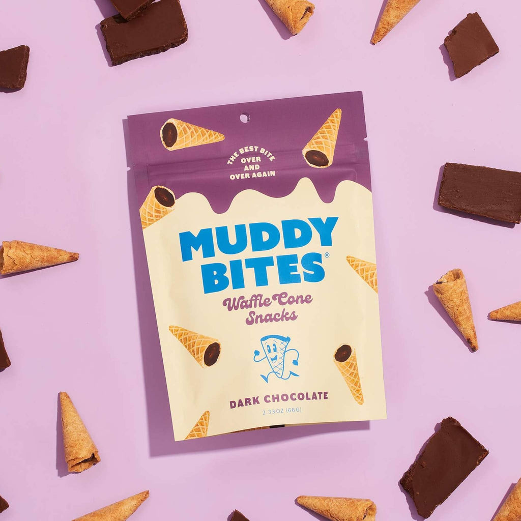 Muddy Bites - Dark Waffle Cones Snacks