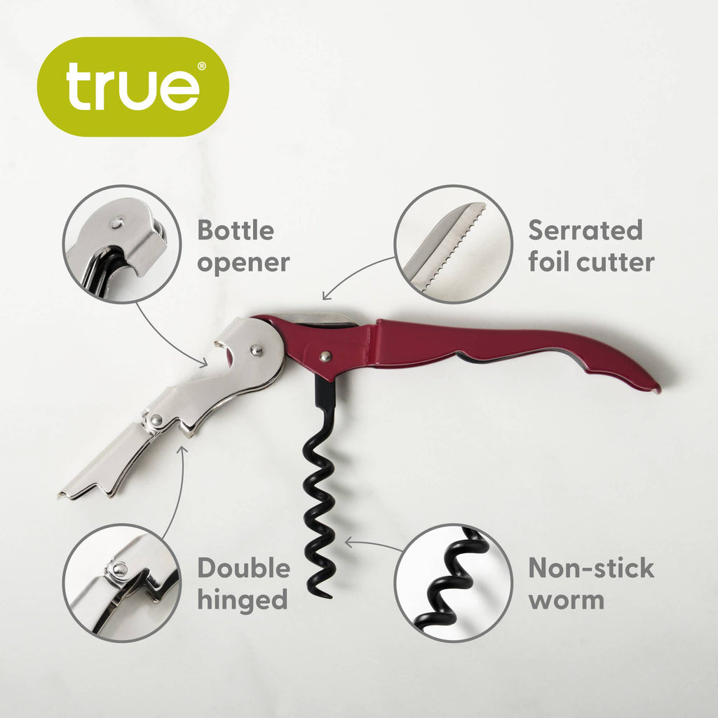 TRUE - Truetap  Double Hinged Corkscrew ASST COLORS