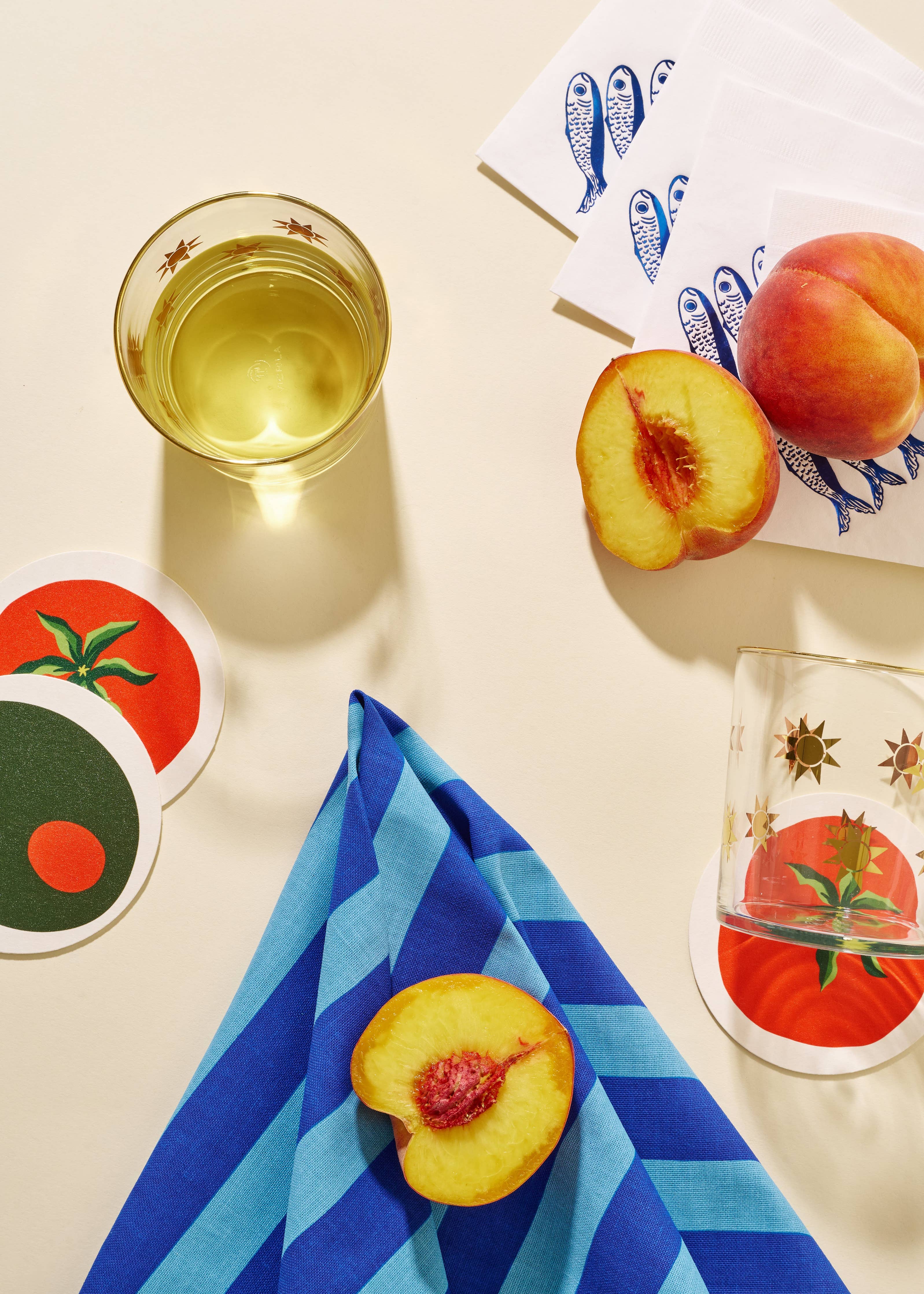 One & Only Paper - Tomato Coasters | Set of Four