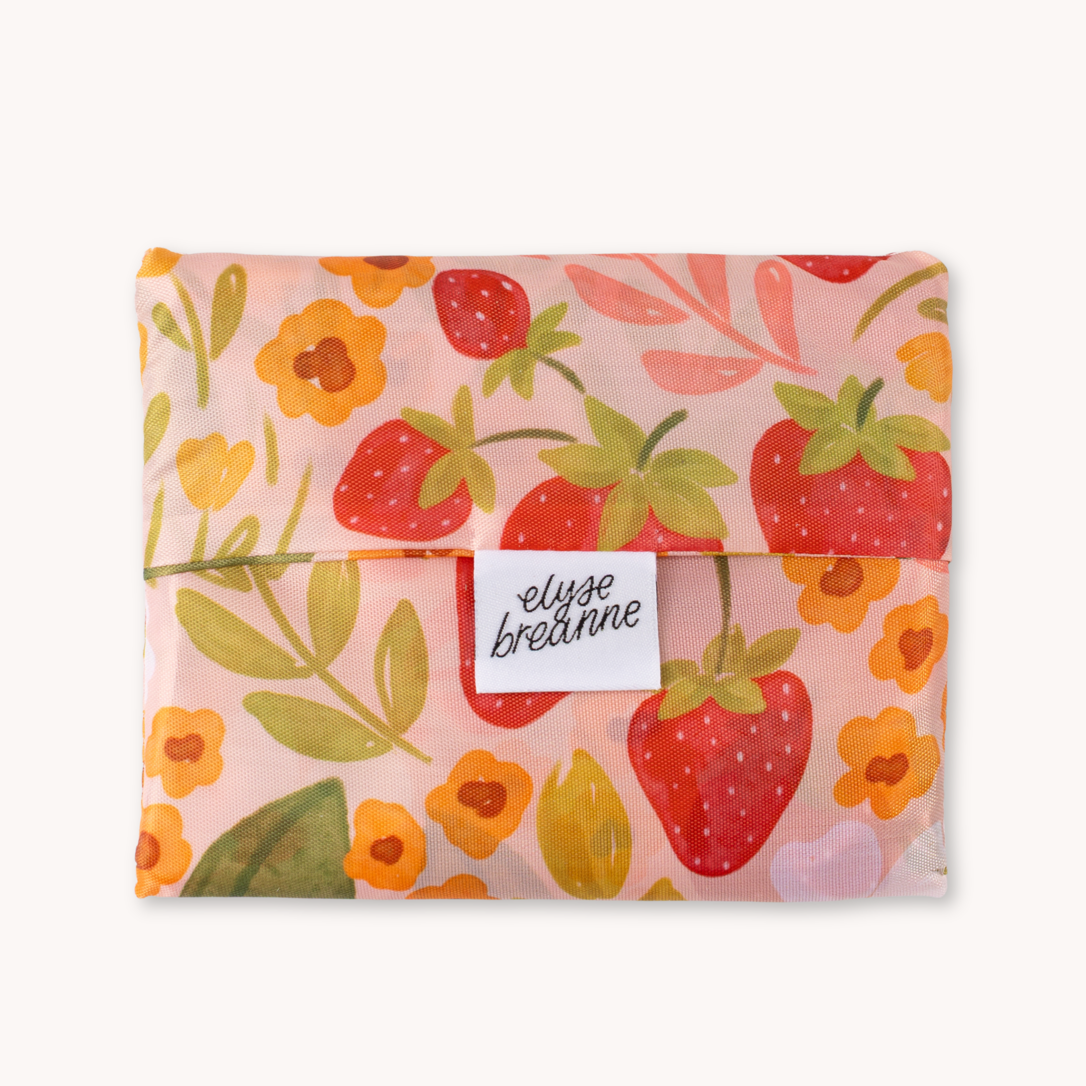 Elyse Breanne Design - Strawberry Patch Reusable Bag