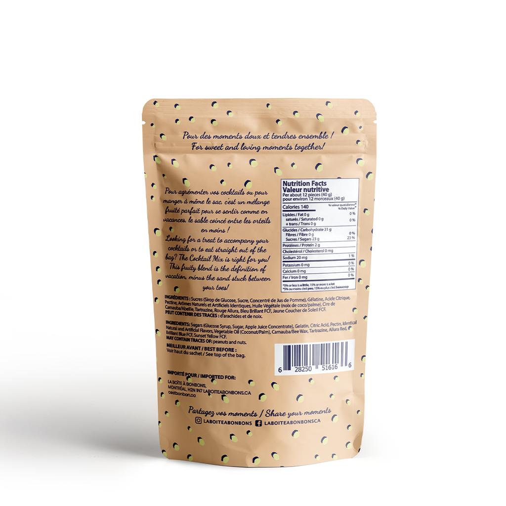 La boîte à bonbons - Cocktail Mix - Gummy Candies