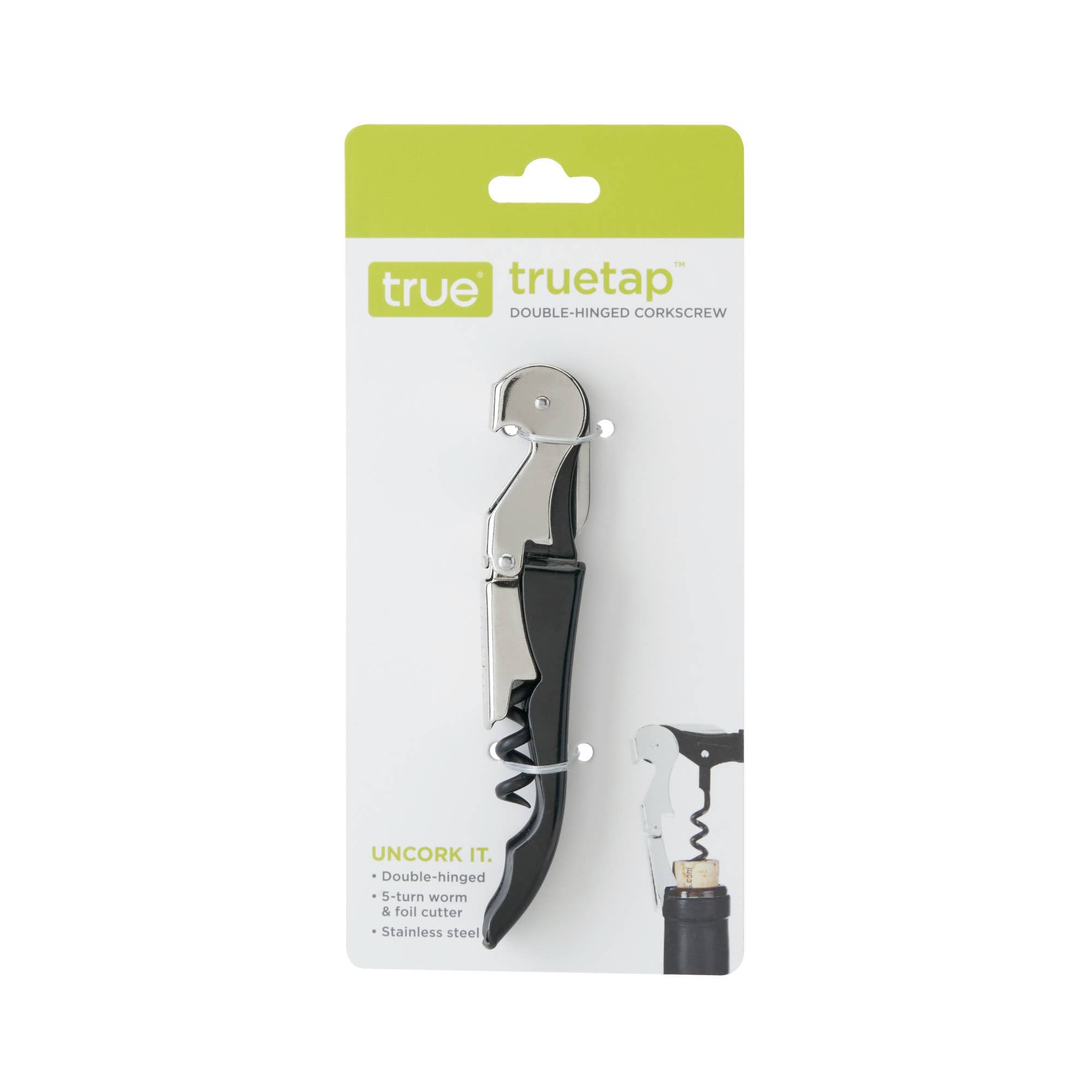 TRUE - Truetap  Double Hinged Corkscrew ASST COLORS